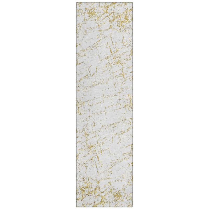 Machine Washable Indoor/ Outdoor Chantille Modern Texture Rug