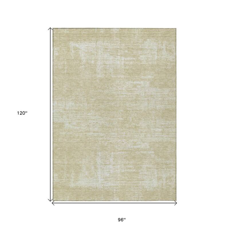 HomeRoots Abstract Transitional Rectangle Outdoor Rug