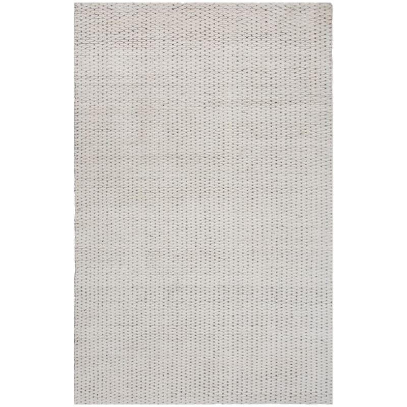 Alora Decor Haze Contemporary Basketweave Area Rug - 8' x 10' - Gray