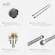 Luxury Solid Brass Single Hole Bathroom Vessel Sink Faucet