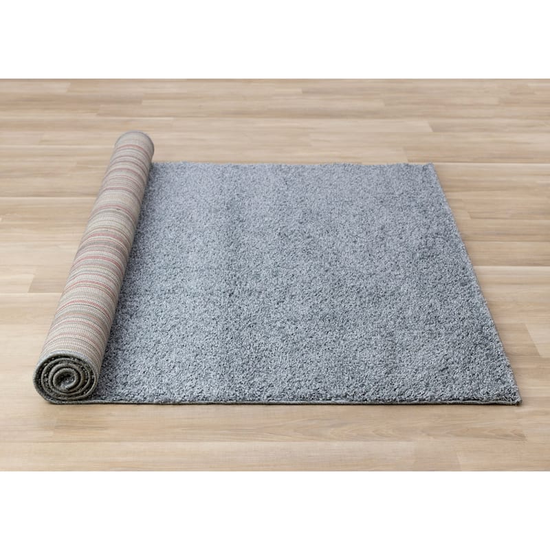 Brooklyn Collection - Blue Shag Indoor Rug