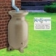 preview thumbnail 6 of 5, Koolscapes Stone-Look Rain Barrel, 75 gal (285L), Sandstone - M