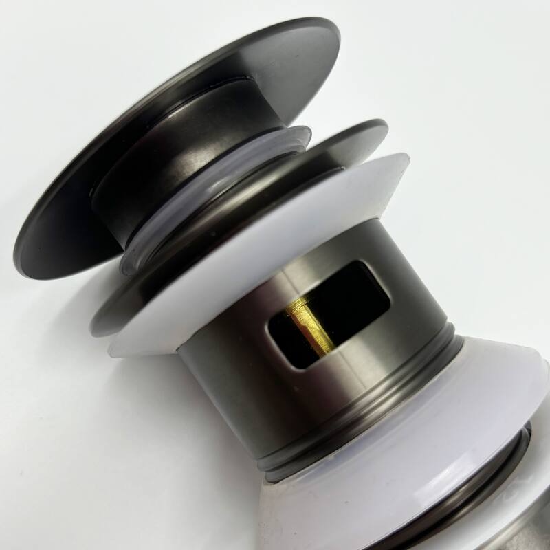 2 Pcs Bathroom Sink Drain With Overflow,Vessel Sink Lavatory Vanity Pop Up Drain Stopper,304 Stainless Steel
