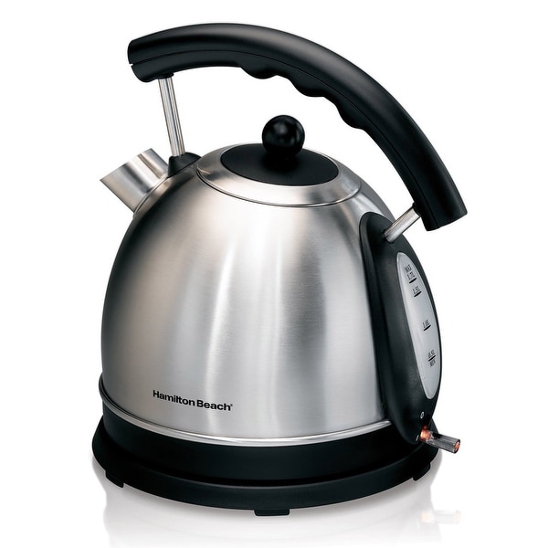 Hamilton Beach Stainless Steel Electric Kettle Silver 1.7 Liter