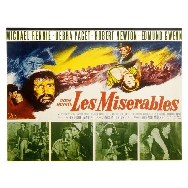 Les Miserables Michael Rennie Debra Paget Edmund Gwenn 1952 20Th ...