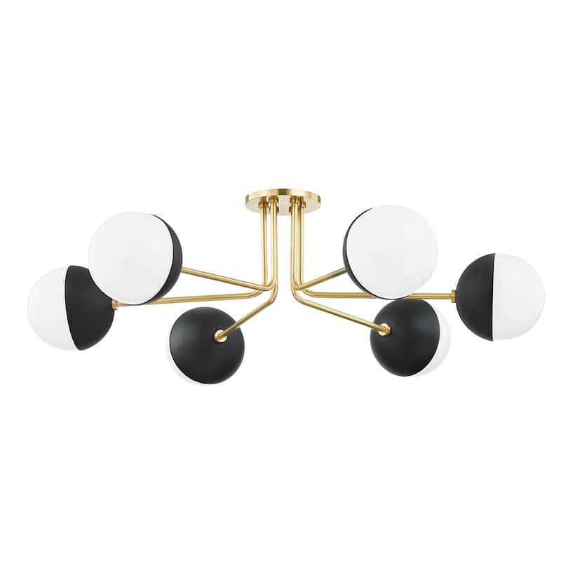 Renee 6 Light Semi Flush Mount