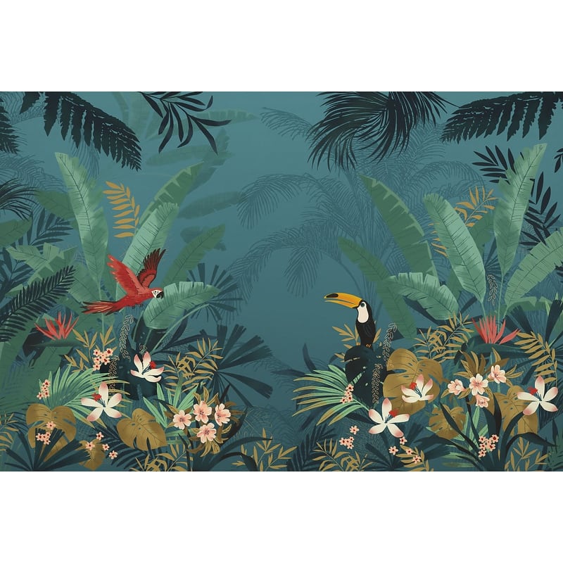 Enchanted Jungle Wall Mural