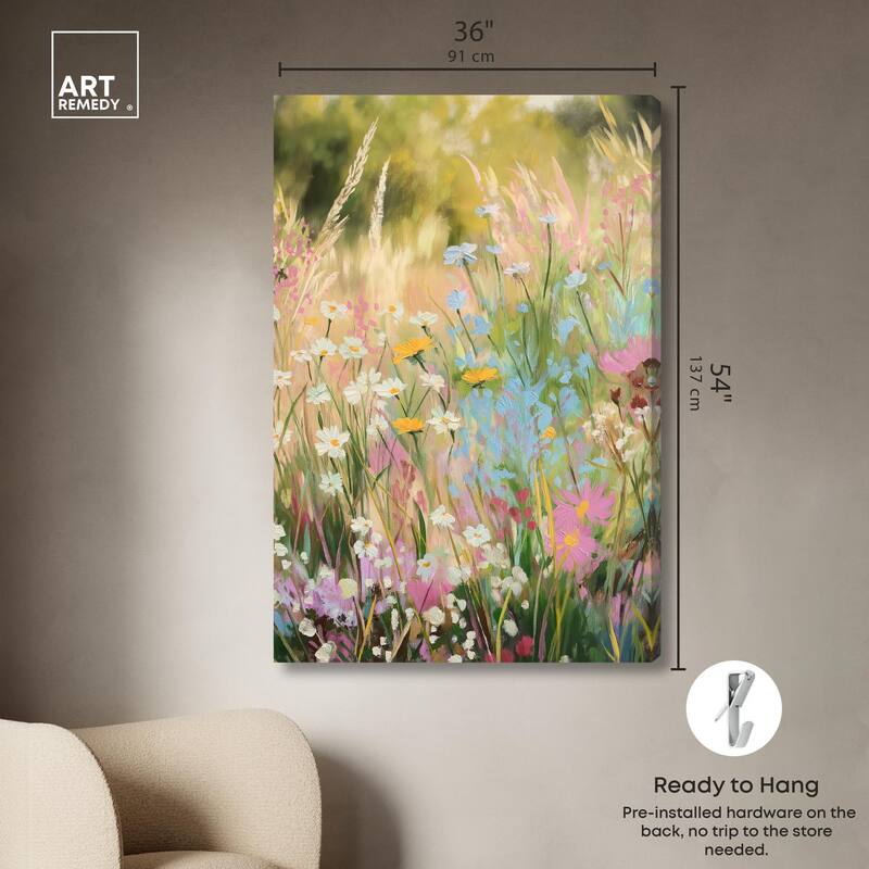 Floral Impressionism I Canvas by Art Remedy, Gallery Wrapped