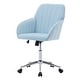 preview thumbnail 17 of 20, Home Office Chair with Back and Wheels, Ergonomic Swivel Study Desk Chair, Adjustable Height Computer Task Chair - N/A