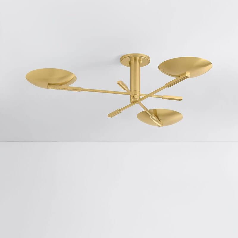 Hudson Valley Lighting 1503 Johnson 43" Wide LED Semi-Flush Ceiling
