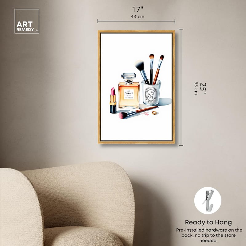 Bottle Beauty Canvas by Art Remedy