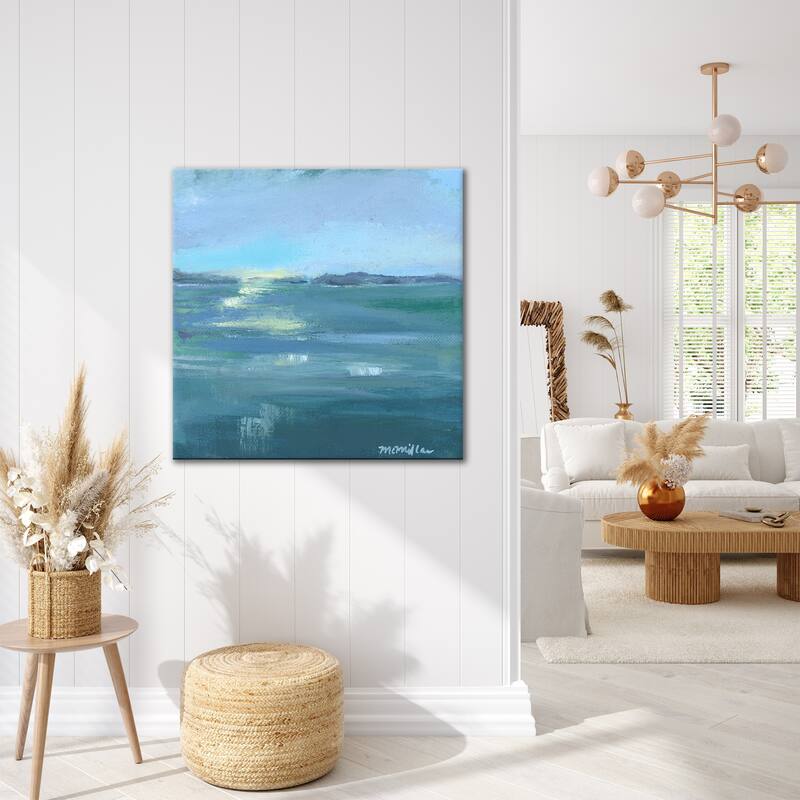 Dusk on the Water' Wrapped Canvas Wall Art by Leslie Owens