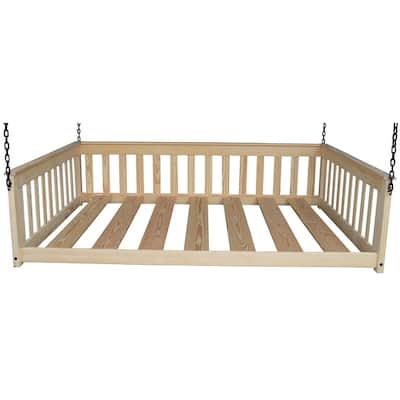 Pine Full Mission Hanging Daybed with Chain