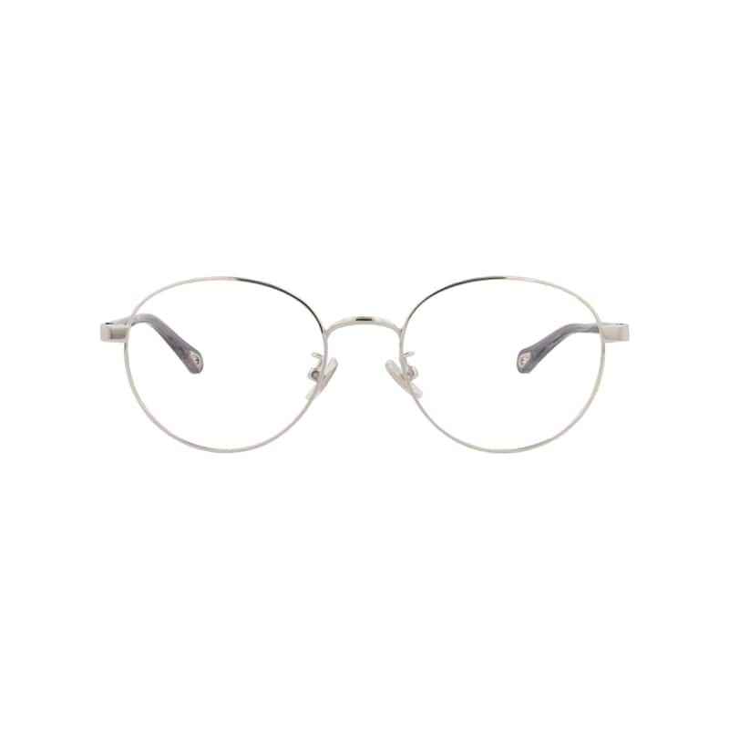 Chloé Round-Frame Metal Optical Frames - Silver Grey Transparent - Silver