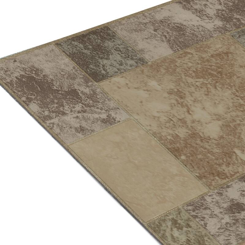 Achim Nexus Marble Blocks 12x12 Self Adhesive Vinyl Floor Tile - 20 Tiles/20 sq. ft.