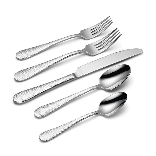 Oneida Tibet 45 Piece Everyday Flatware Set, Service For 8 - Bed