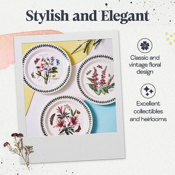 Portmeirion Botanic Garden 30-Piece Dinnerware Set - White and