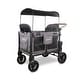 preview thumbnail 11 of 9, WonderFold W4 Luxe Pro Quad Stroller Wagon Jet Black