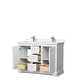 preview thumbnail 60 of 58, Avery 48 Inch Double Vanity, Cultured Marble Top