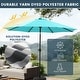 preview thumbnail 83 of 142, Holme 9-foot Steel Market Patio Umbrella with Tilt-and-Crank