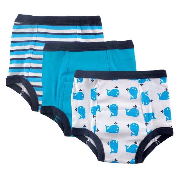 slide 1 of 1, Luvable Friends Toddler Boy Cotton Training Pants, Whale 2T - Whale