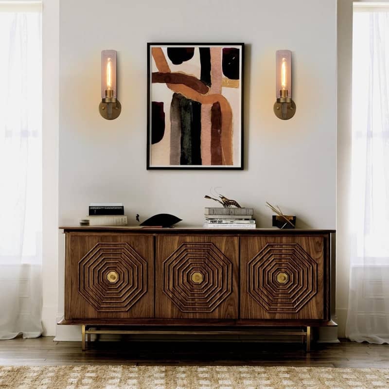 3.14”/8CM lighting and bulbs antique light fixture glass, metal wall sconce light