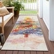 preview thumbnail 14 of 16, Machine Washable Indoor/ Outdoor Christmas Tree Chantille Rug