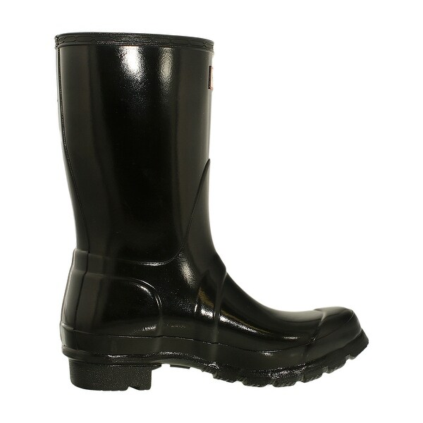 womens black mid calf rain boots