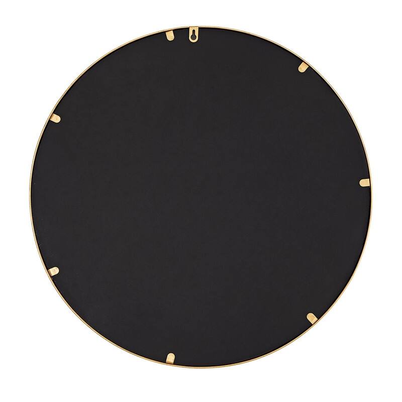 Utopia Alley Round Mirror- Mirror for Wall- Wall Mounted Mirror, Living Room, Bedroom and Bathroom Mirror for Wall, 24 inch