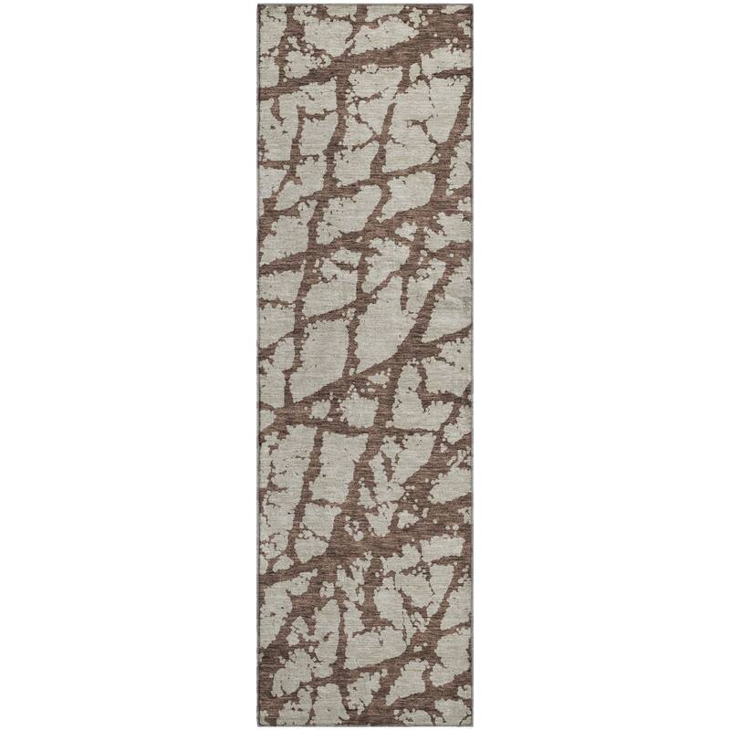 Premium Washable Super Soft Modern Crackle Mayfield Rug