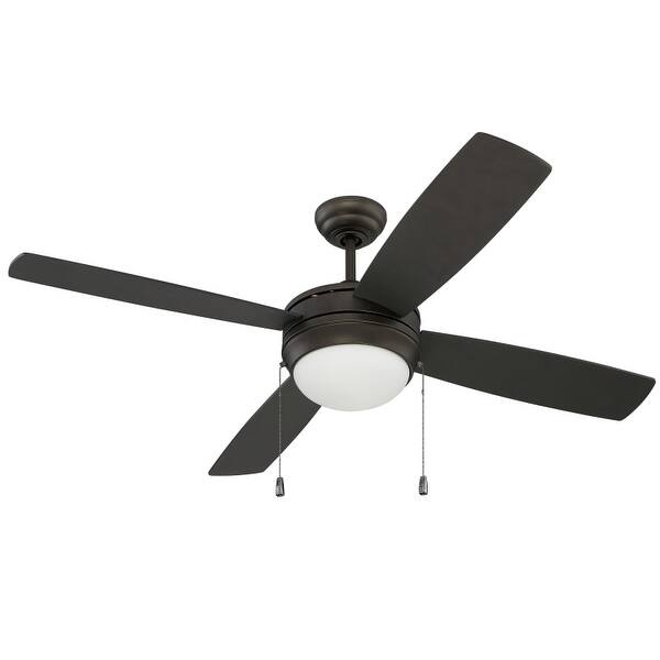 Shop Craftmade Lav524 Nrg Laval 52 4 Blade Ac Motor Indoor Ceiling Fans With Light Kit Included Espresso Overstock 18424844
