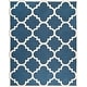 preview thumbnail 74 of 86, SAFAVIEH Handmade Cambridge Rosy Modern Moroccan Wool Rug 11' x 15' - Navy/Ivory