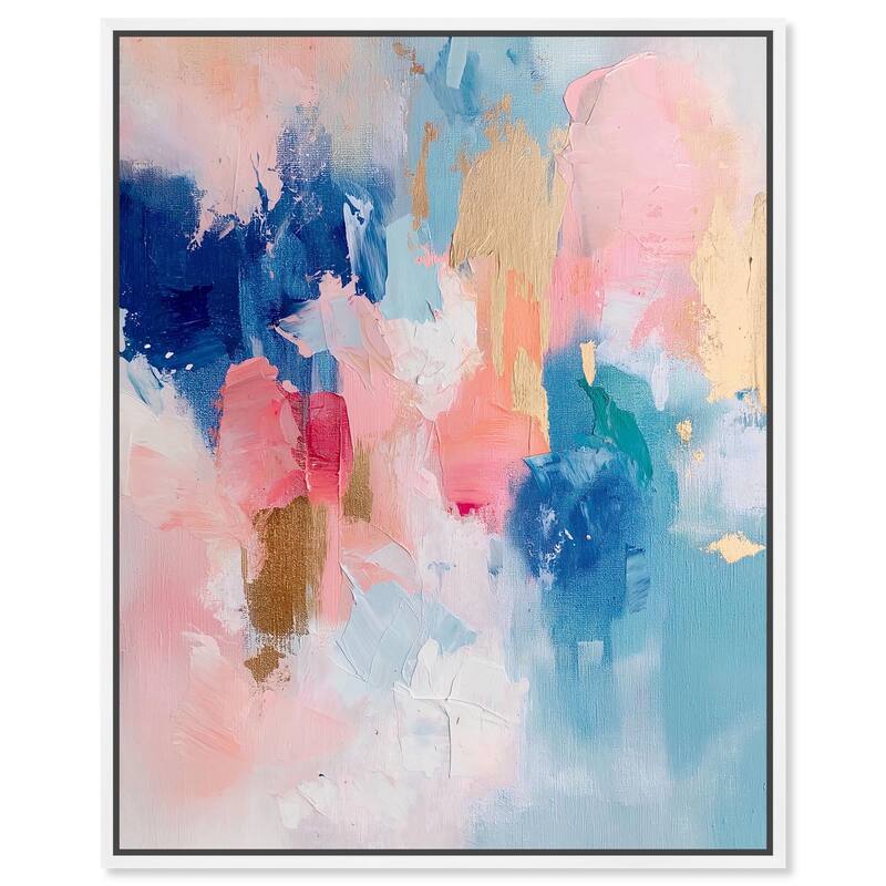 Prismatic Cosmos Canvas by Art Remedy - 36" x 45" - White