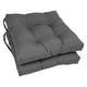 preview thumbnail 1 of 0, 16-inch Square Indoor Chair Cushions (Set of 2, 4, or 6) - 16" x 16" Set of 2 - Steel Grey