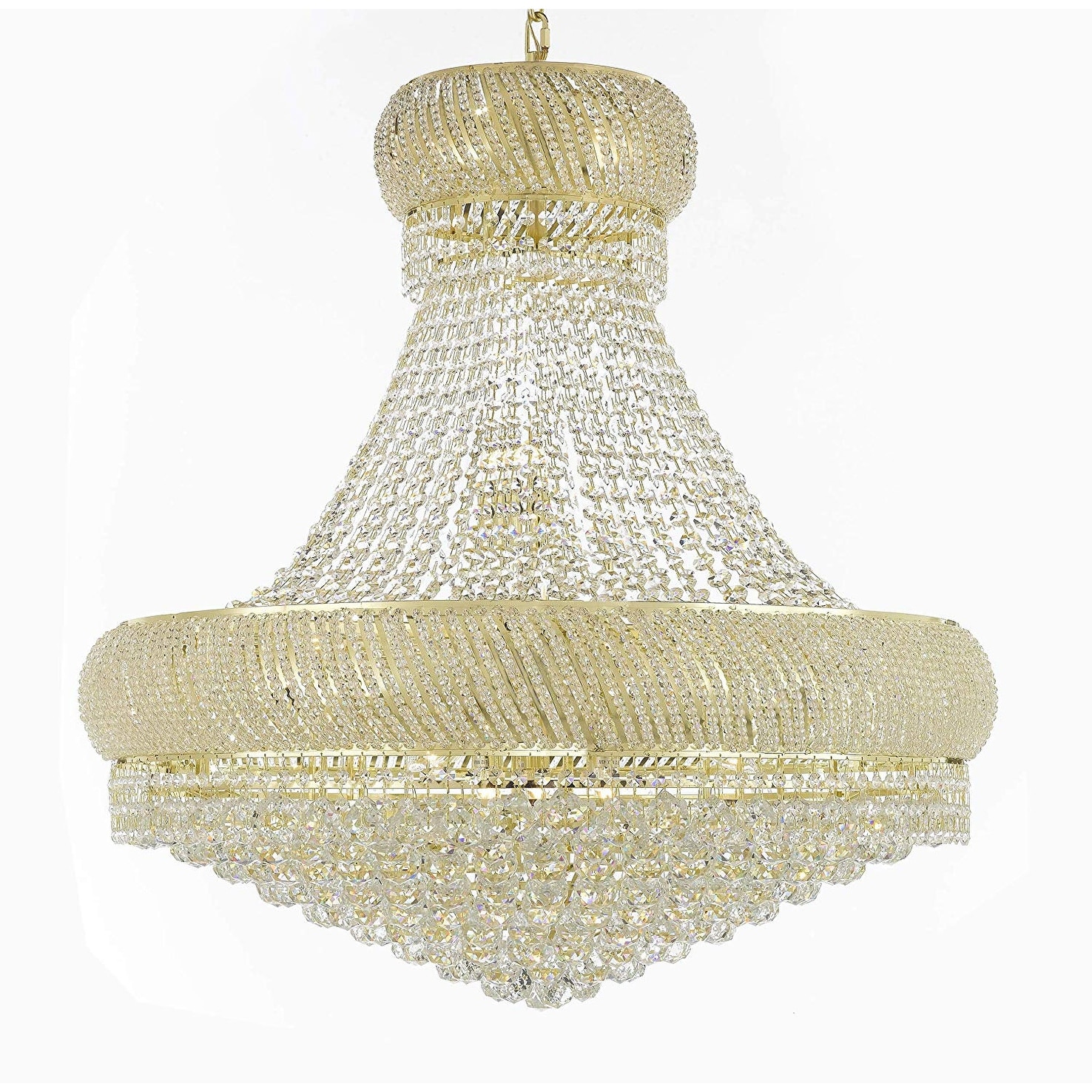 Nail Salon French Empire Crystal Chandelier Lighting -  27 Lights - Chandeliers For Bedrooms by Overstock.com