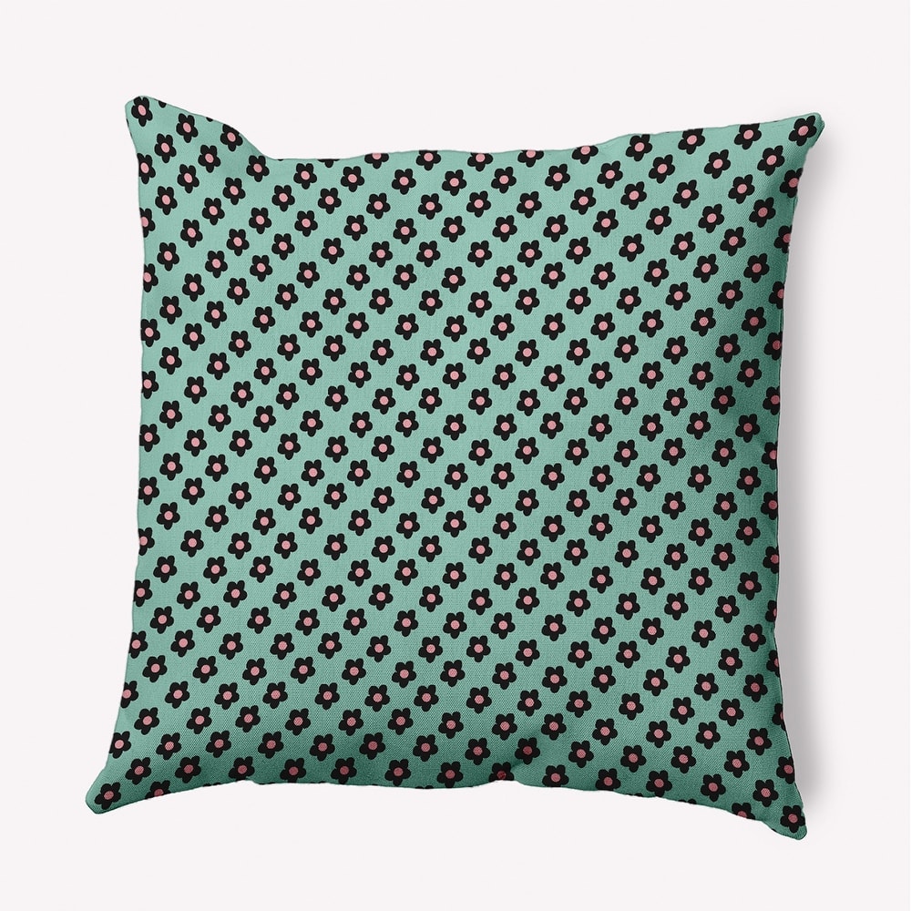 Flower Power Decorative Throw Pillow
