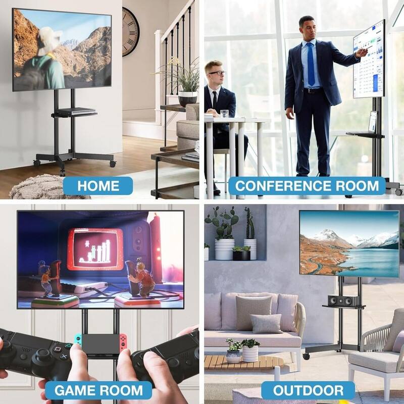 Portable Rolling TV Stand