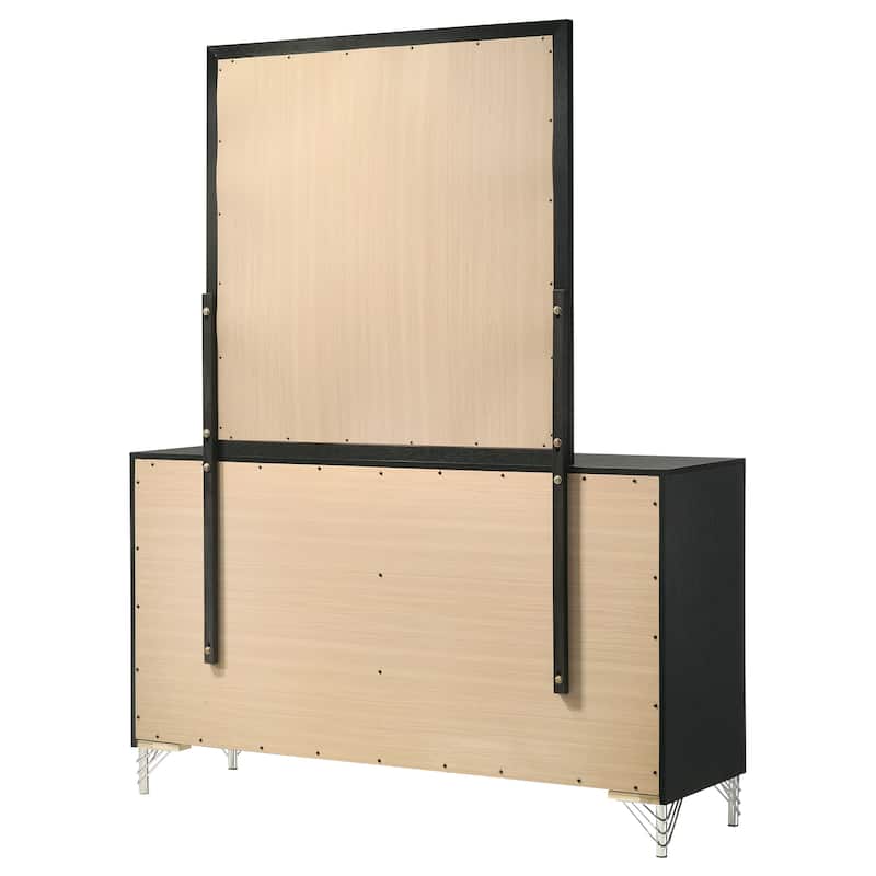 Lucia Modern Classic 6-drawer Dresser White