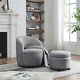 preview thumbnail 3 of 54, 360 Swivel Barrel Chair with Round Storage Chair