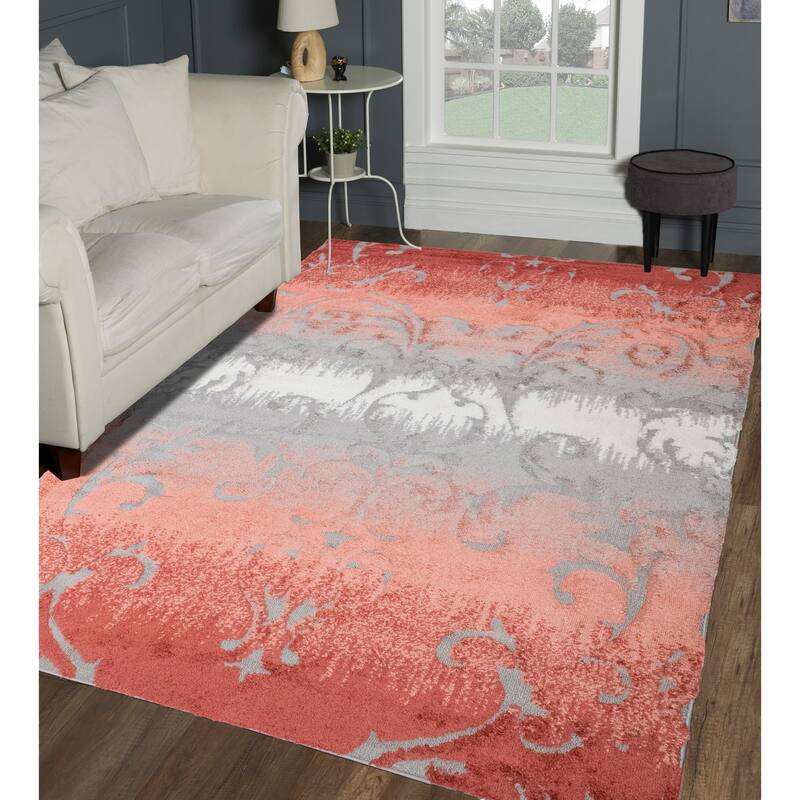 Noori Rug Monaco Sierra High-low Floral Scroll Area Rug