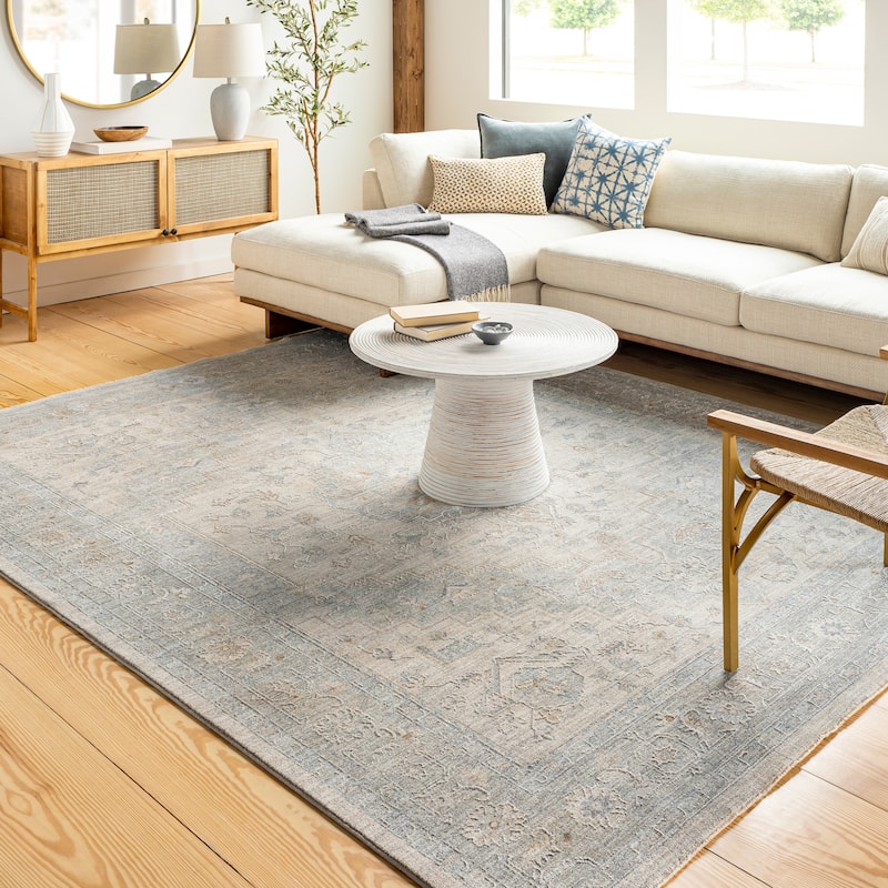 Artistic Weavers Rian Classic Medallion Area Rug - 12' x 15' - Grey/Taupe