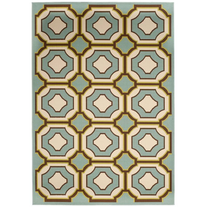 SAFAVIEH Hampton Izat Modern Indoor/ Outdoor Waterproof Patio Backyard