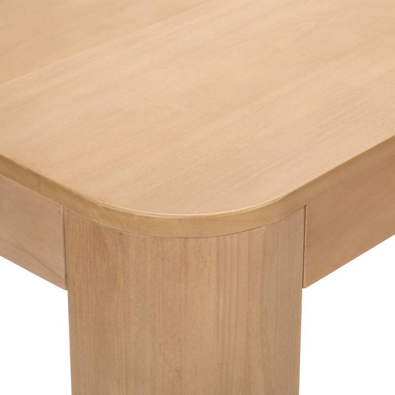 Plank and Beam Contour Rectangular Coffee Table - 40"