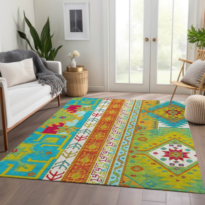 Premium Washable Super Soft Boho Global Aniston Mayfield Rug