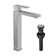 Bathroom Faucet With Pop Up Drain, Single Hole Bathroom Faucet Modern Single Handle Vanity Basin Faucet - Brushed Nickel
