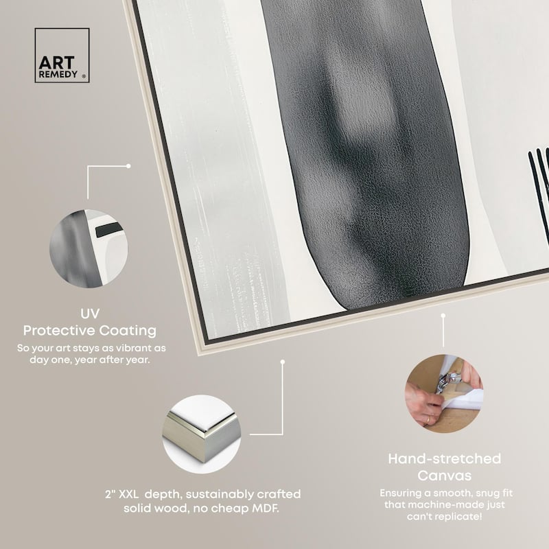 Floating Shapes I Canvas Set of 2 by Art Remedy