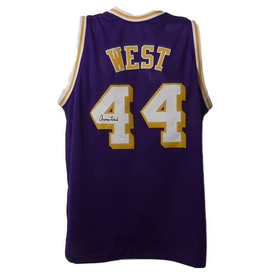 Shop Jerry West Autographed Los Angeles Lakers Size L Purple Jersey Jsa Overstock 13481731