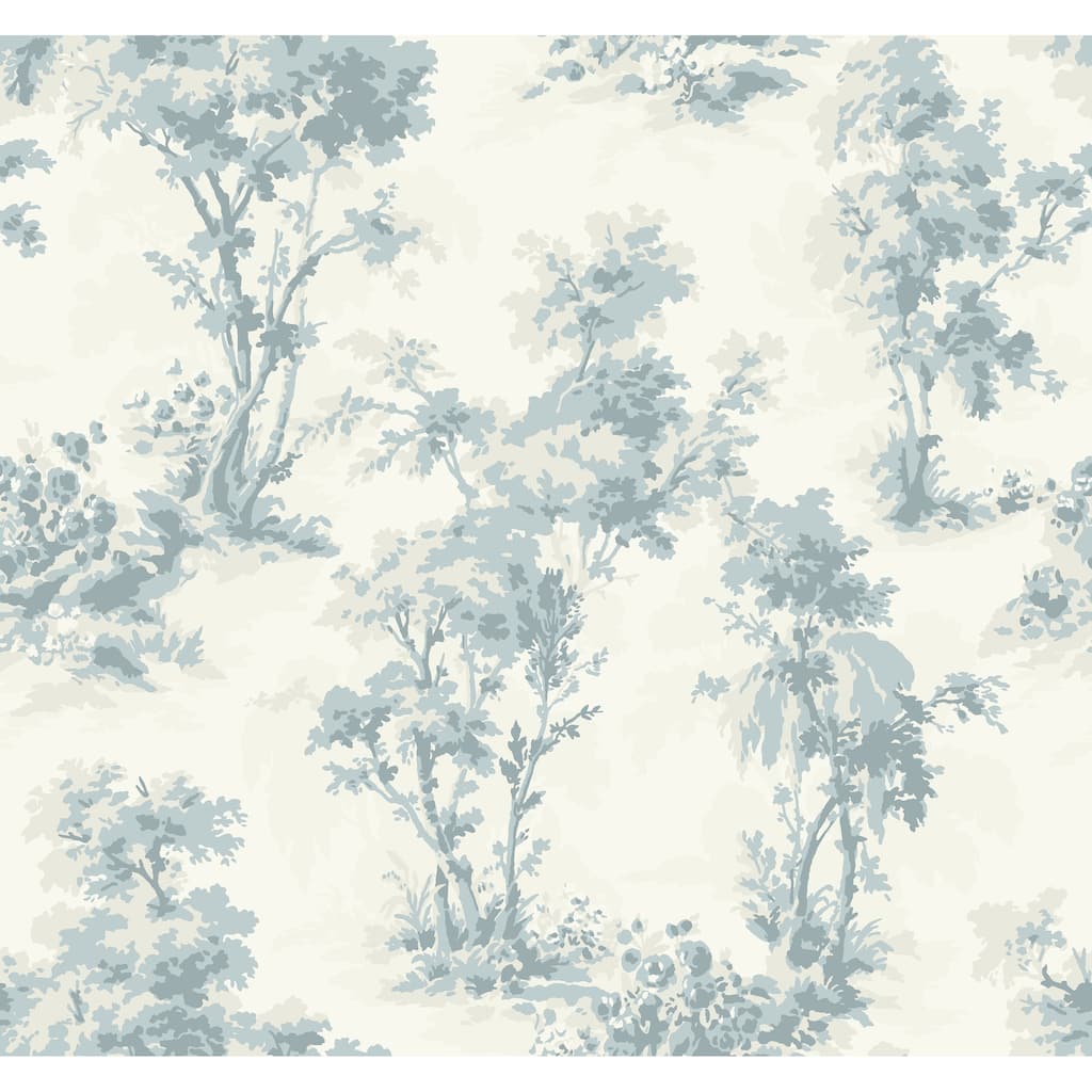 Chris Loves Julia x A-Street Prints Sainsbury Light Blue Forest Wallpaper