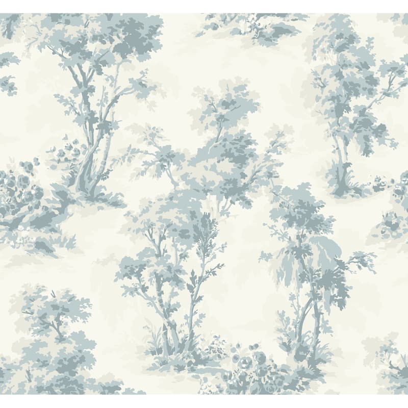 Chris Loves Julia x A-Street Prints Sainsbury Light Blue Forest Wallpaper