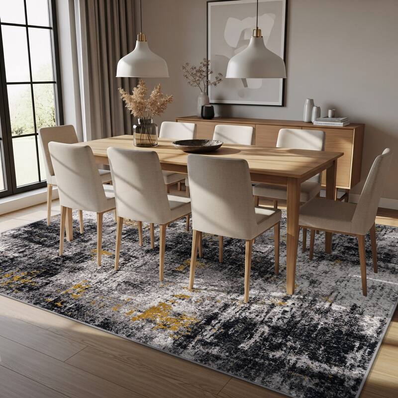 World Rug Gallery Adare Contemporary Abstract Area Rug